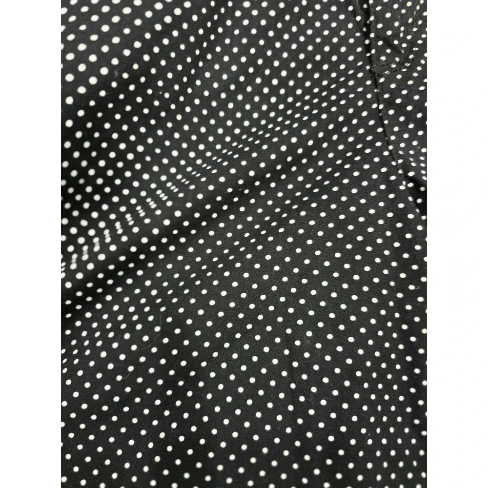 Gloria Vanderbilt Women's Size 12 Polka Dot‎ PHARA Missy Stretch SHORTS Black...
